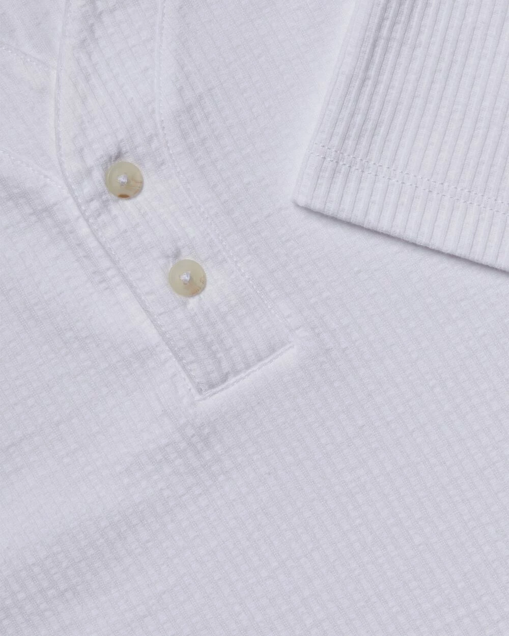 Discount ๐ Club Monaco Men Split Neck Polo Blanc De Blanc ๐ฅฐ - Image 3
