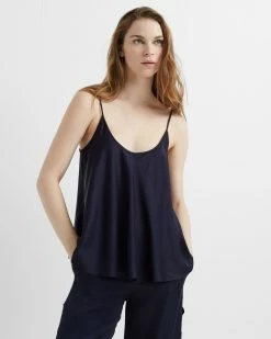 Top 10 👏 Club Monaco 👩 Women Trapeze Camisole Navy Night 😉