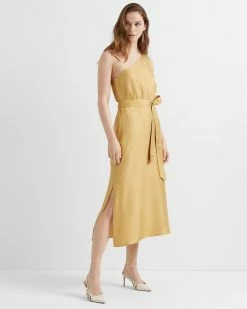 New π Club Monaco π© Women Asymmetrical Waist π Dress Ginger π§¨