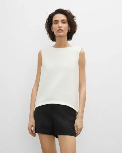 Best reviews of 👍 Club Monaco 👩 Women Sculptural Top Crescent Cream 🔔