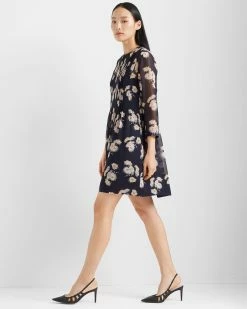 Discount βοΈ Club Monaco π© Women Odhette π Dress Orange Multi π―