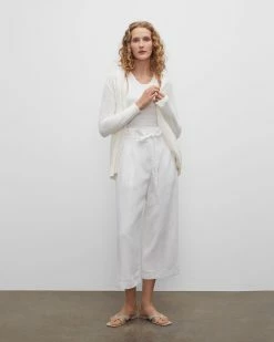 Flash Sale 🛒 Club Monaco 👩 Women Anreannah Wide Leg Pants White ❤️