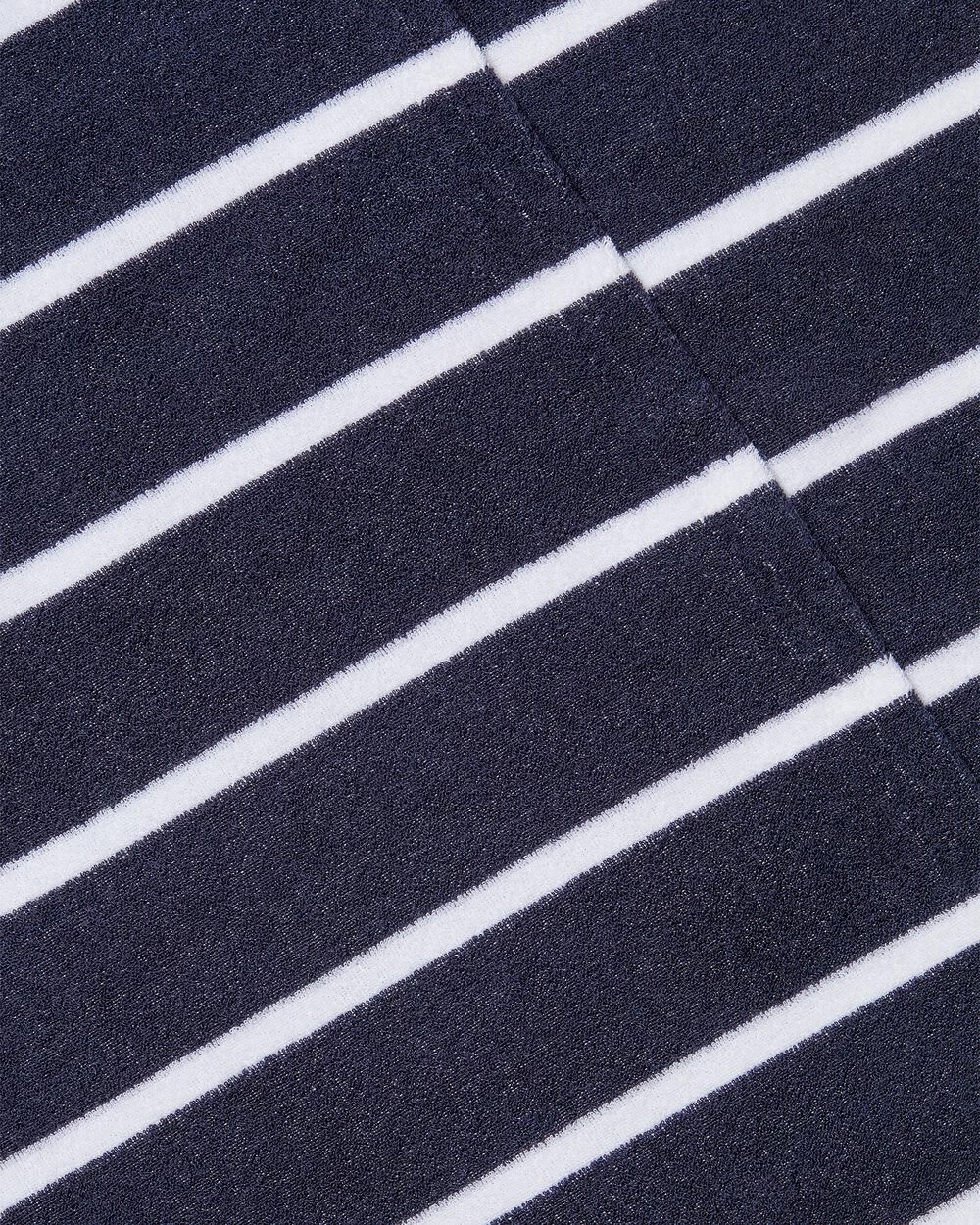 Wholesale 💯 Club Monaco 👩 Women Terry Toweling 👗 Skirt Navy - Navy/White Stripe ❤️ - Image 4