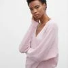 Deals 💯 Club Monaco 👩 Women Cashmere Stitch Dolman Sleeve Sweater Dusty Rose ⌛