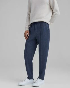 Coupon 💯 Club Monaco Men Scuba Pant Navy Multi ✨