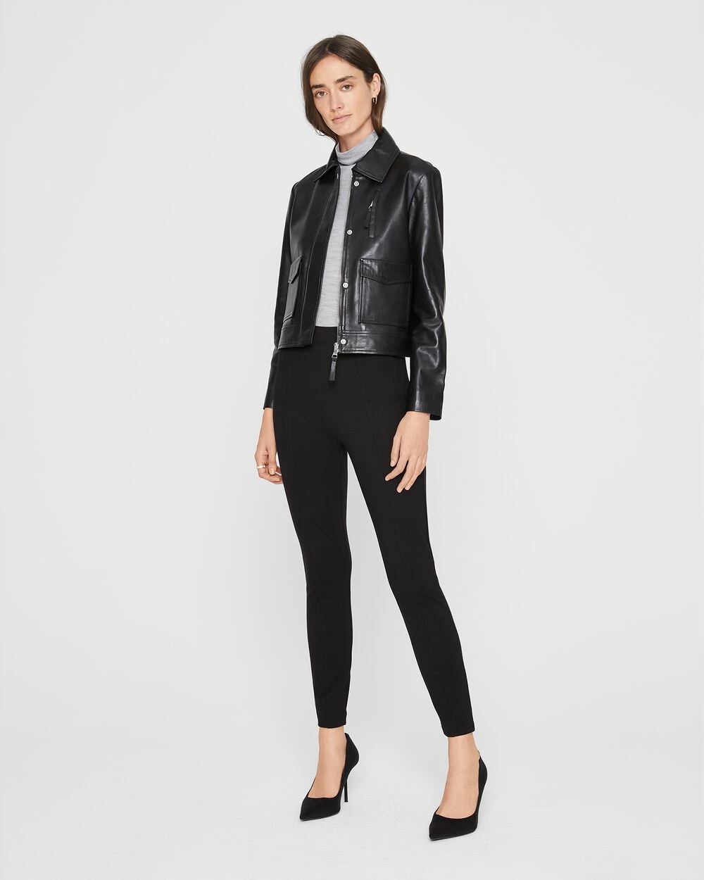 Best deal ๐ฅฐ Club Monaco ๐ฉ Women Perfect Leggings Caviar ๐