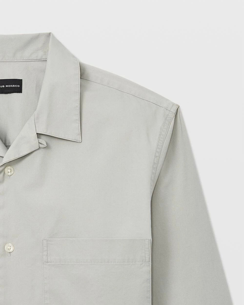 Cheap ๐ Club Monaco Men Long Sleeve Spring Workshirt Grey ๐ - Image 4