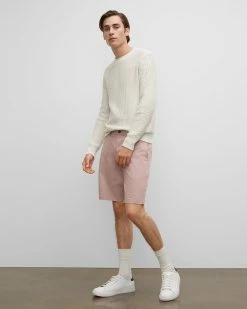 Discount ✨ Club Monaco Men Maddox 9" Shorts Mauve 🎉