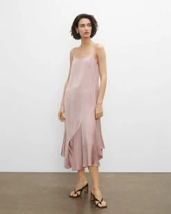 Cheapest β Club Monaco π© Women Scoop Neck Asymmetric π Dress Mauve π