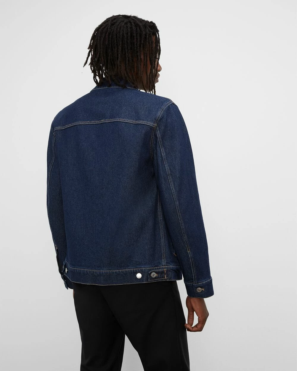 Cheap โค๏ธ Club Monaco Men Denim Jacket Indigo ๐ฏ - Image 2