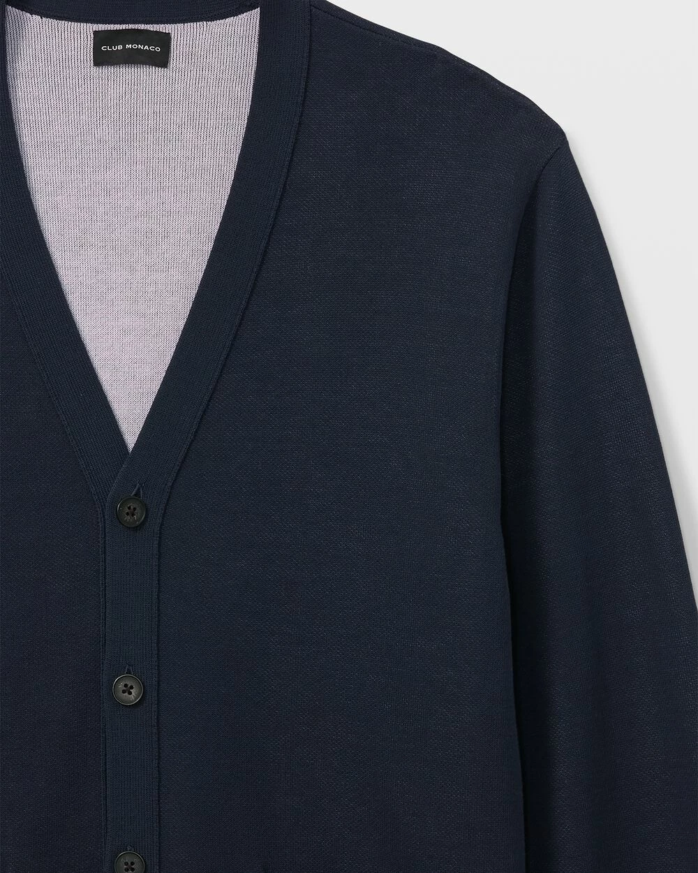 Best reviews of ๐ Club Monaco Men Double Knit Cardigan Navy ๐ - Image 4