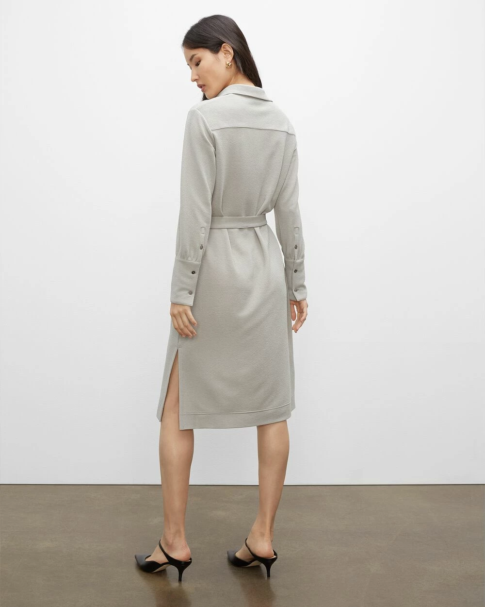 Cheap π Club Monaco π© Women Long π Shirt π Dress Green π€© - Image 2