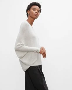 Cheapest 🎉 Club Monaco 👩 Women Gizal Merino Wool Sweater Taupe ⭐