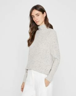 Best reviews of 👏 Club Monaco 👩 Women Donegal Emma Cashmere Sweater Gry Don 💯