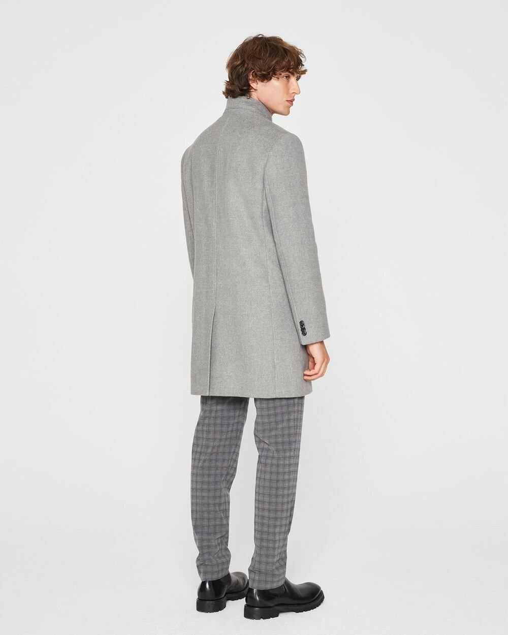 Best deal 🔥 Club Monaco Men Loukas Funnel Neck 🧥 Coat Grey ❤️ - Image 2