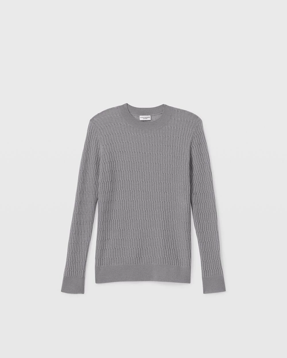 Top 10 π₯° Club Monaco π© Women Long Sleeve Stitch Cashmere Sweater Medium Heather Grey β¨ - Image 3