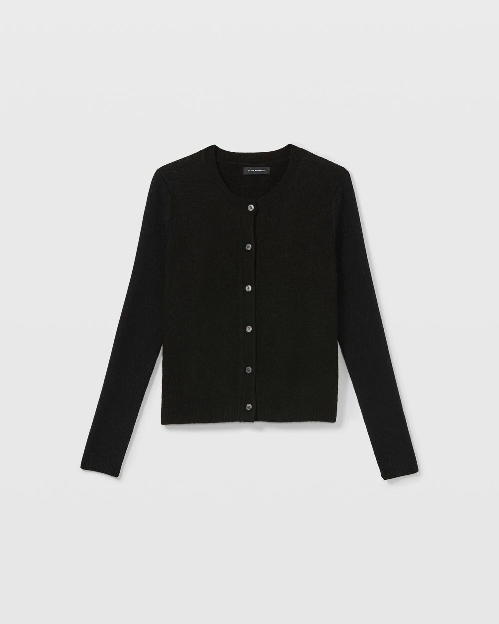 Top 10 ๐ Club Monaco ๐ฉ Women Boiled Wool Cardigan Black ๐ - Image 4