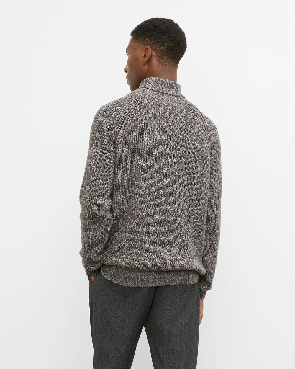 Top 10 ๐ฅ Club Monaco Men Marled Rib Turtleneck Black Multi ๐ - Image 2