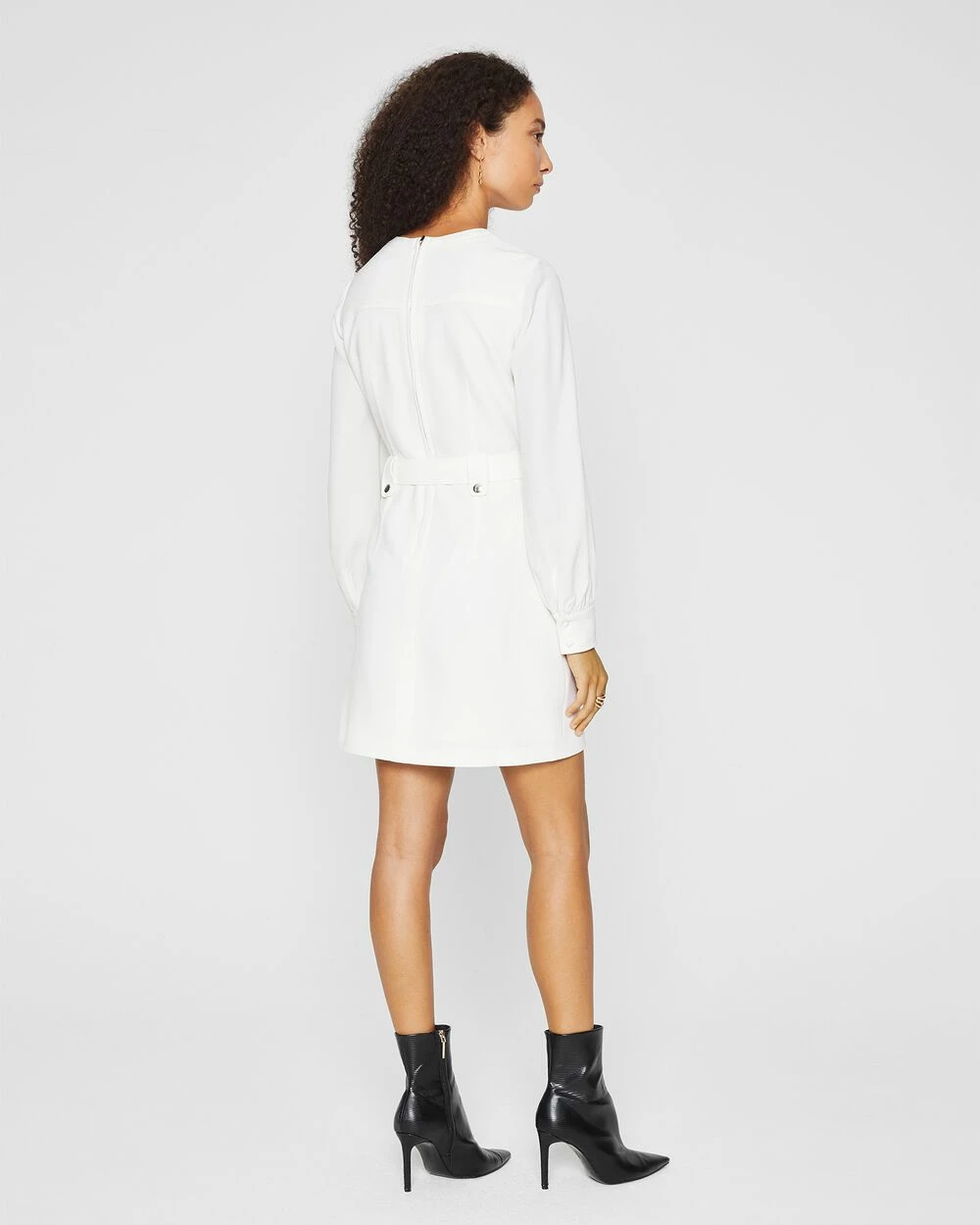 Best reviews of 🌟 Club Monaco 👩 Women Long Sleeve Belted Pocket 👗 Dress Cream ✨ - Image 2