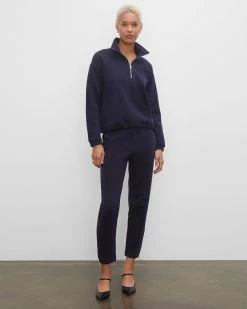 Budget 🎉 Club Monaco 👩 Women Scuba Sweatpants Navy 👍