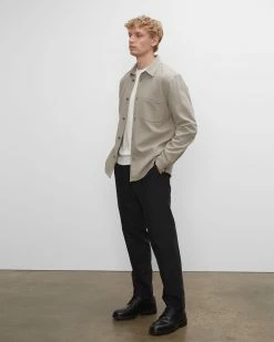 Best deal ๐ Club Monaco Men Tapered ๐ Dress Trousers Black ๐