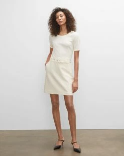 Discount β Club Monaco π© Women Belted Scoop Neck π Dress Foundation β