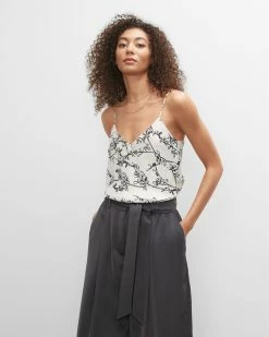 Promo ❤️ Club Monaco 👩 Women Kora Cami Print 🎉