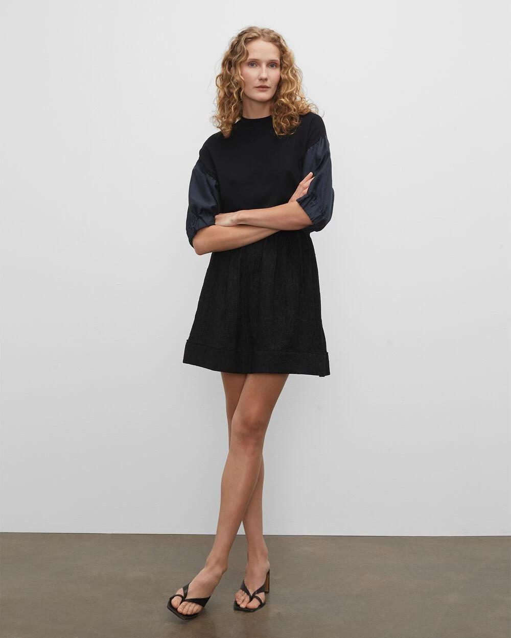 Deals 😀 Club Monaco 👩 Women Tiered Cloud 👗 Skirt Black 🥰