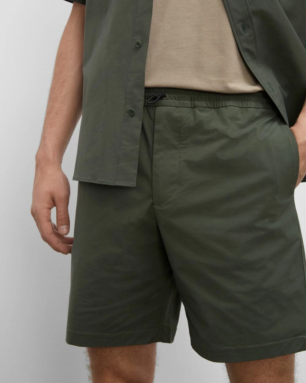 Promo ๐ Club Monaco Men Ripstop Shorts Green โ - Image 3