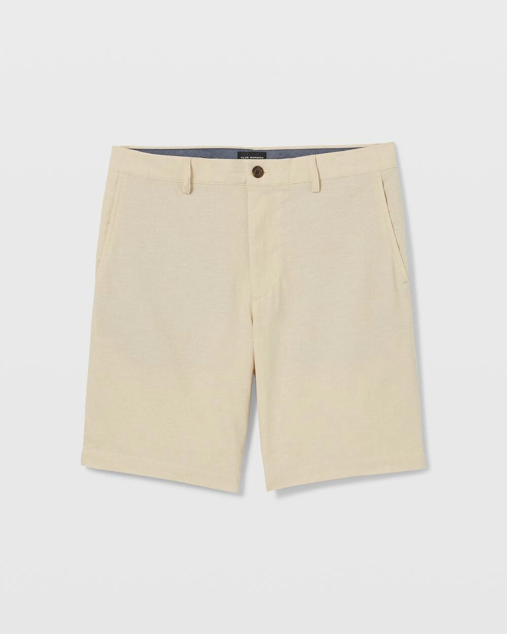 Best deal π€© Club Monaco Men Maddox Chambray 9" Shorts Khaki π - Image 5