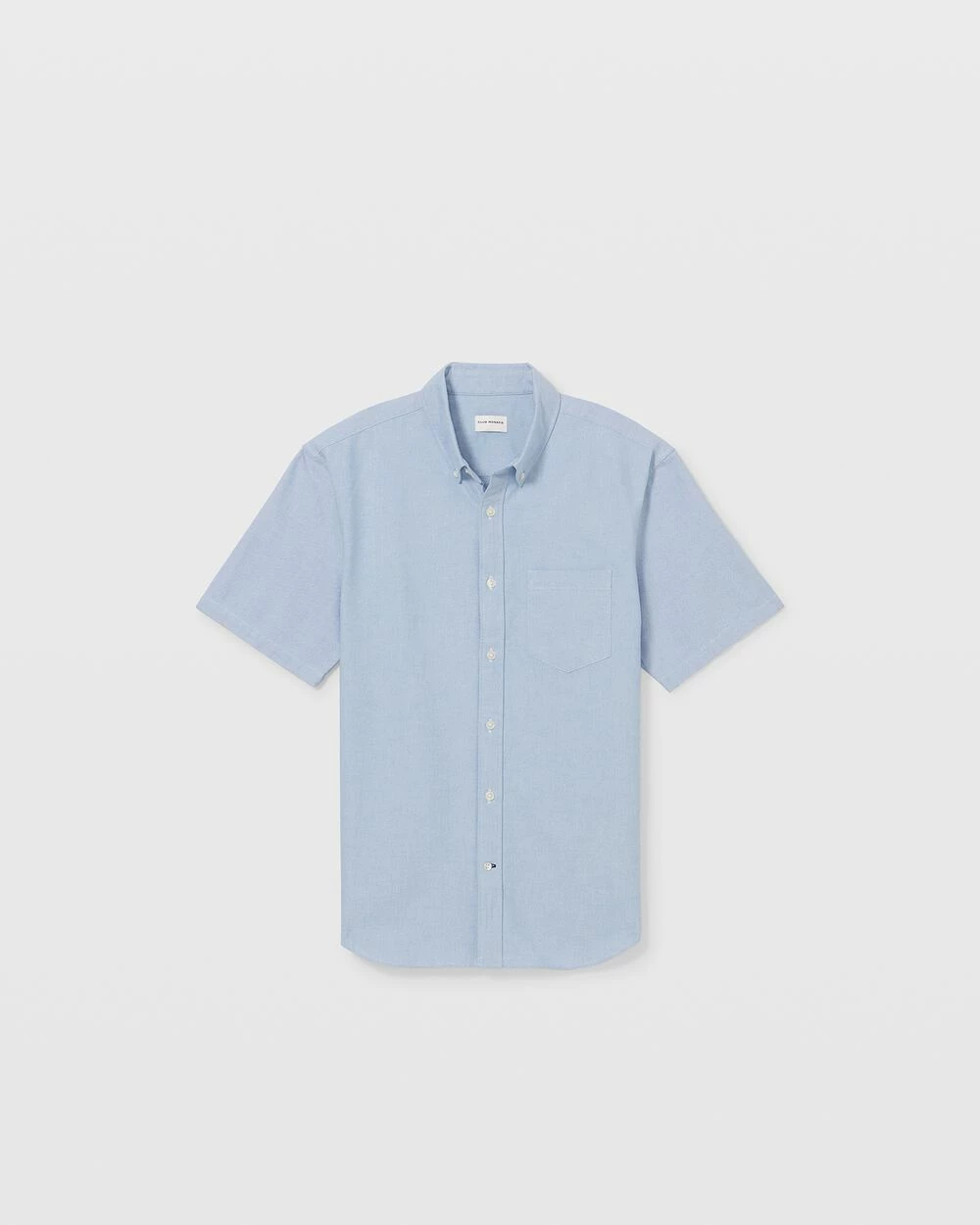 Best reviews of ๐ Club Monaco Men Slim Short-Sleeve Oxford ๐ Shirt Blue ๐ - Image 4