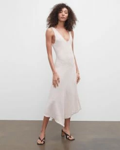 Top 10 🔥 Club Monaco 👩 Women Pointelle 👗 Dress Lilac 😀