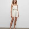 Best Sale ❤️ Club Monaco 👩 Women Piqué Romper Blanc De Blanc 💯