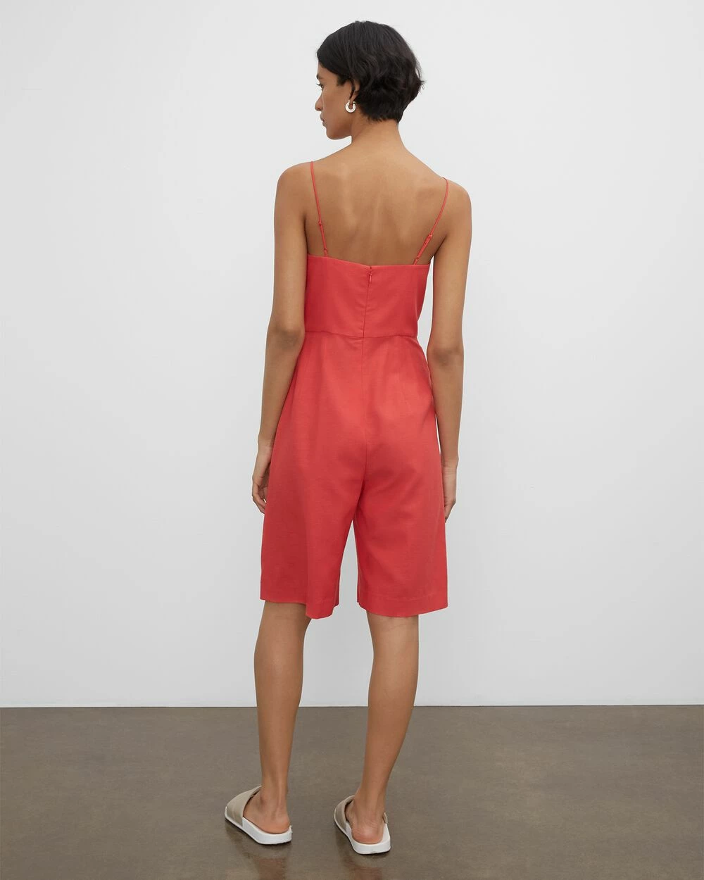 Wholesale 🛒 Club Monaco 👩 Women Corset Romper Red 🔔 - Image 2