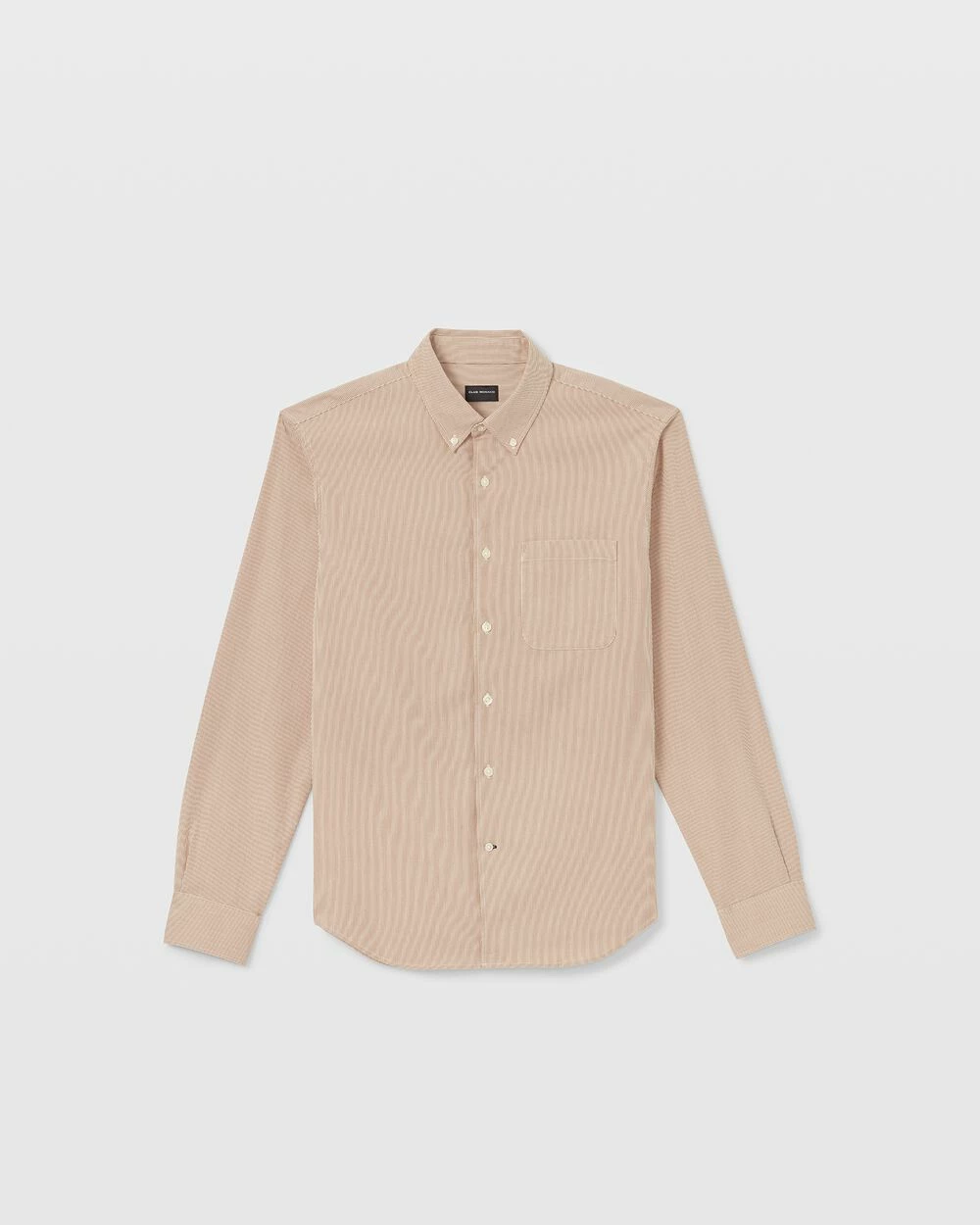 Best reviews of โ Club Monaco Men Long Sleeve Textured Stripe ๐ Shirt Terracotta/Cream ๐ฅ - Image 4