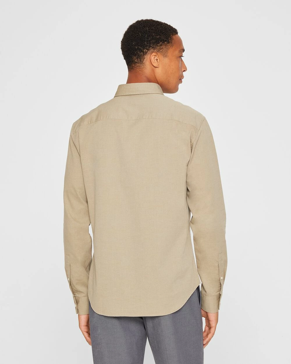 Best deal โ๏ธ Club Monaco Men Long Sleeve Textured Button-Down ๐ Shirt Forest Green ๐งจ - Image 2