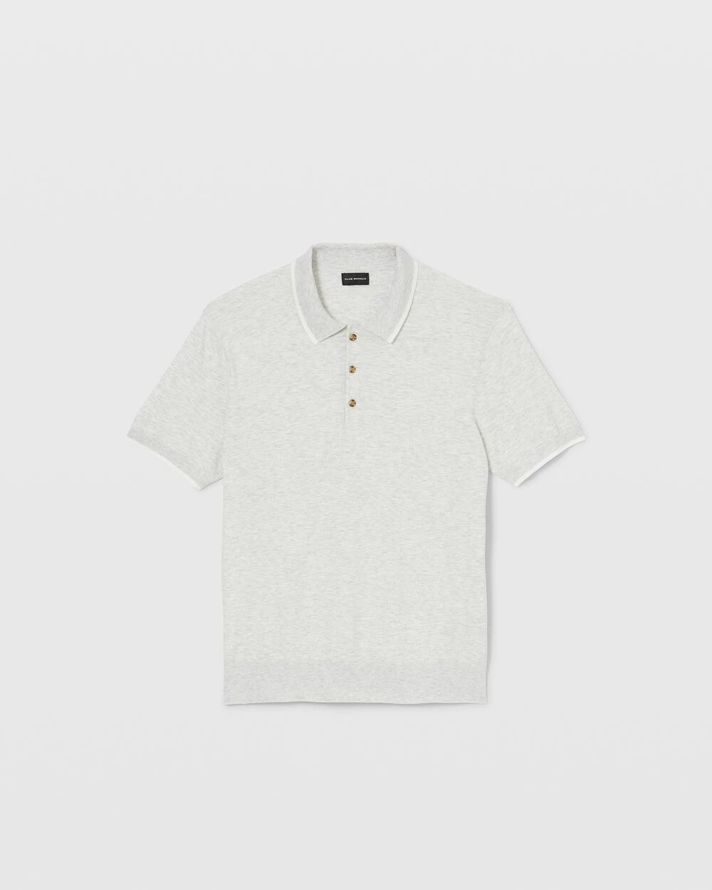 Hot Sale π Club Monaco Men Short Sleeve Tech Polo Heather Grey β€οΈ - Image 4