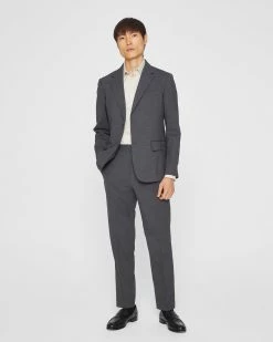 Budget ✨ Club Monaco Men Signature Suit Pants Medium Grey 🌟