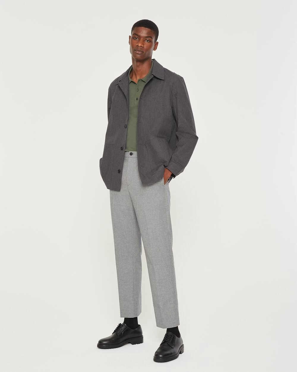 Coupon ๐ Club Monaco Men Tapered ๐ Dress Trousers Grey Multi โญ