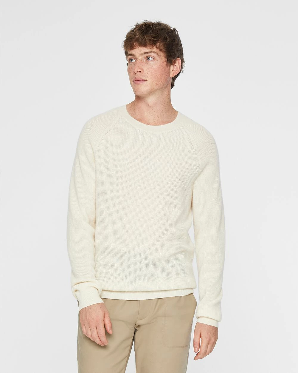 Best reviews of โญ Club Monaco Men Cashmere Rib Crew Blanc De Blanc โ๏ธ