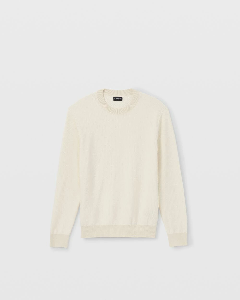 Coupon ๐ Club Monaco Men Long Sleeve Texture Crew Sweater Silver Birch ๐ฅฐ - Image 4