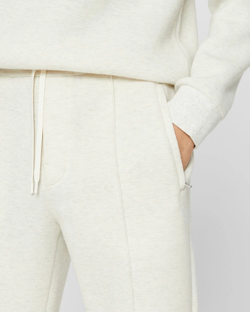 Discount ๐ Club Monaco Men Scuba Pants Oatmeal Heather โจ - Image 3