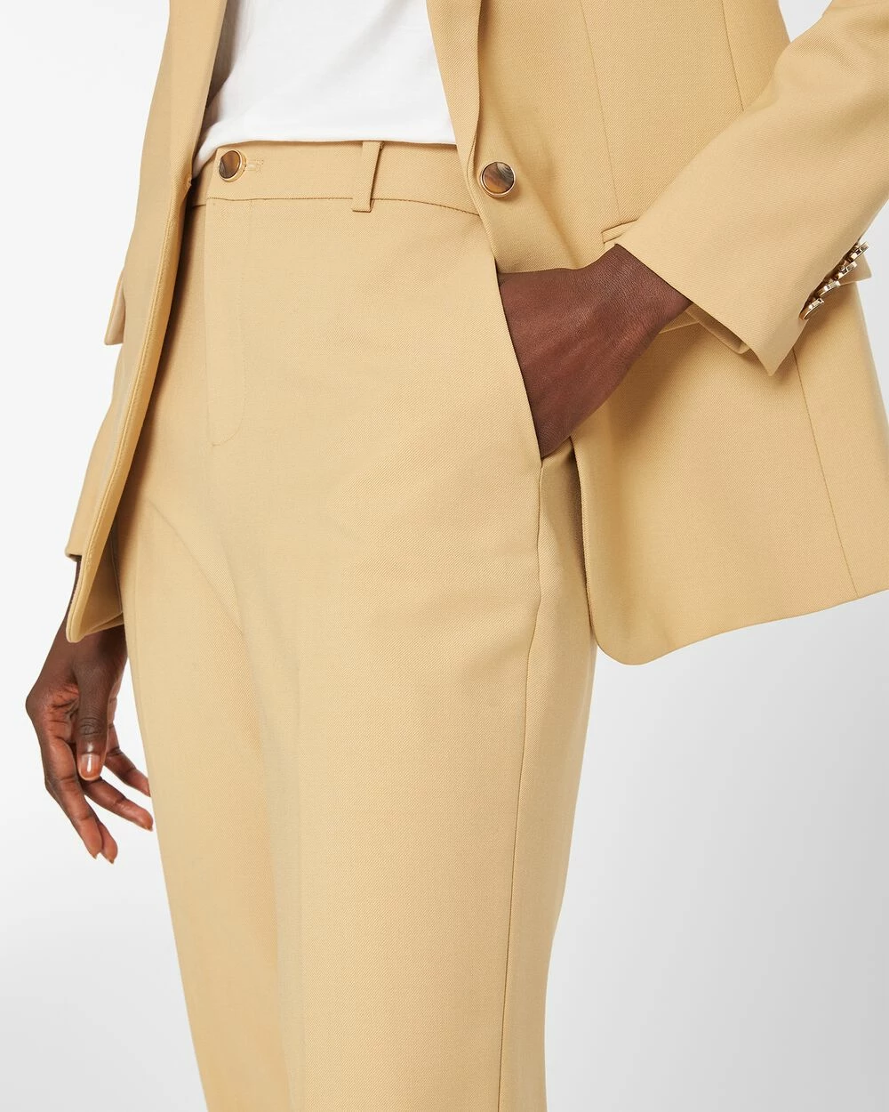 Best Sale ๐ Club Monaco ๐ฉ Women Borrem Pants Camel ๐ - Image 3