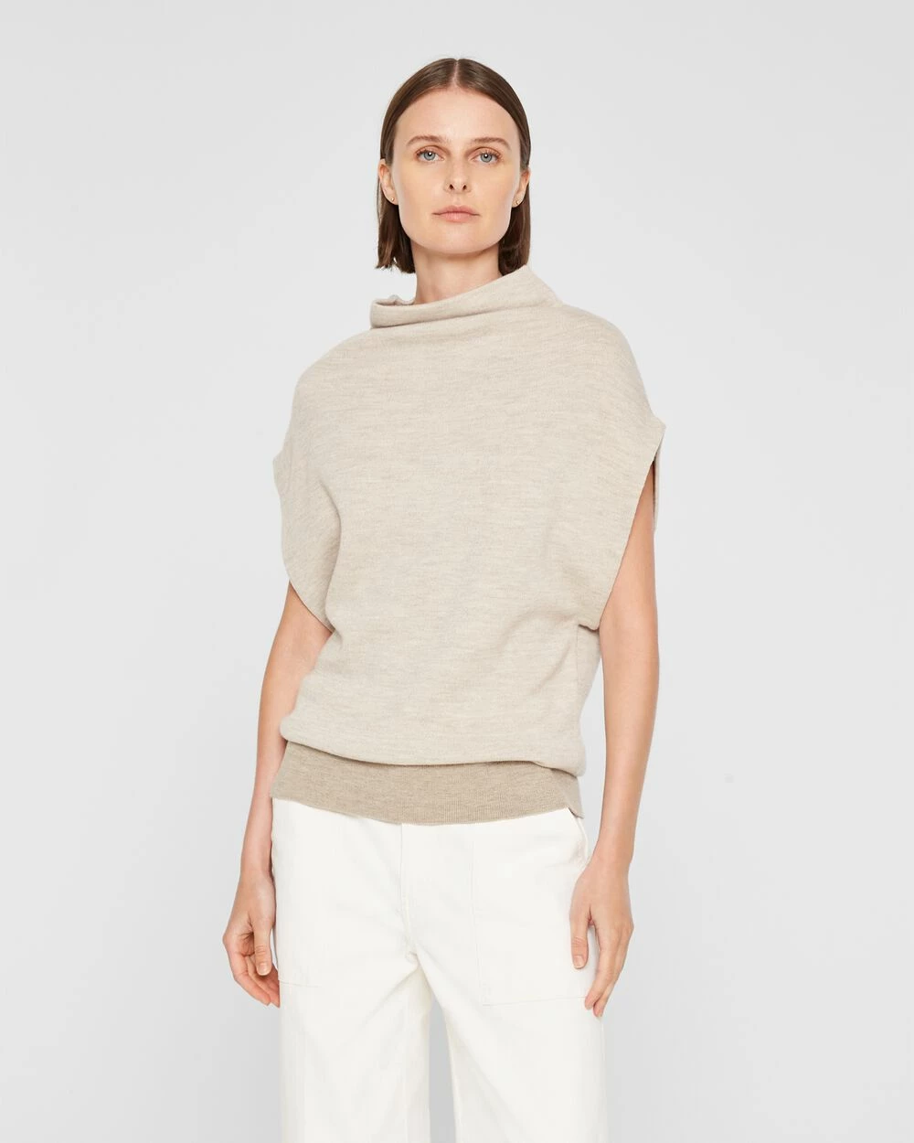 Best deal ❤️ Club Monaco 👩 Women Abhy Jacquard Sweater Tan/Brown 🎉