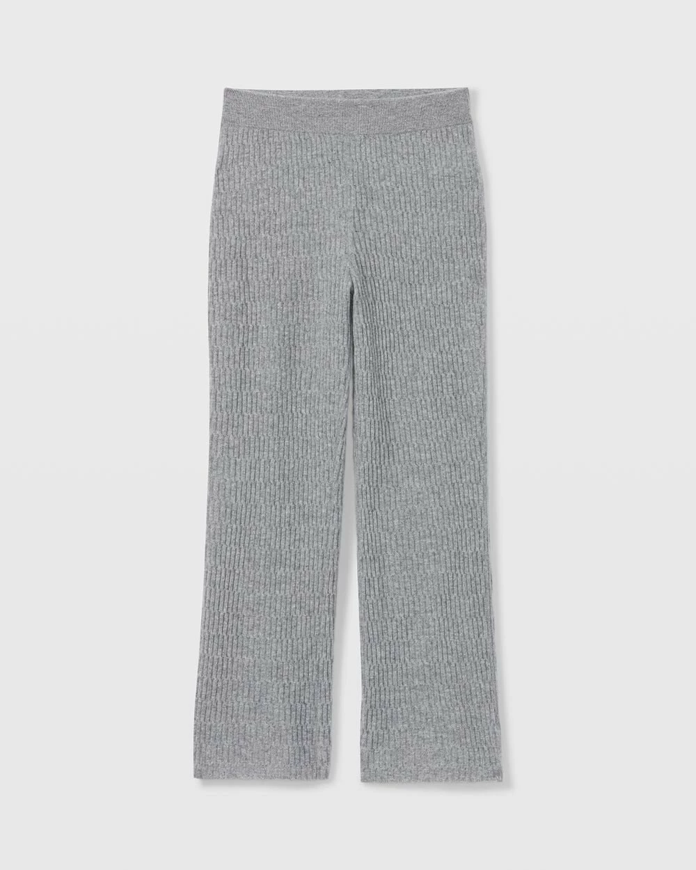 Top 10 ๐ Club Monaco ๐ฉ Women Cashmere Ribbed Pants Medium Heather Grey ๐ฅฐ - Image 4
