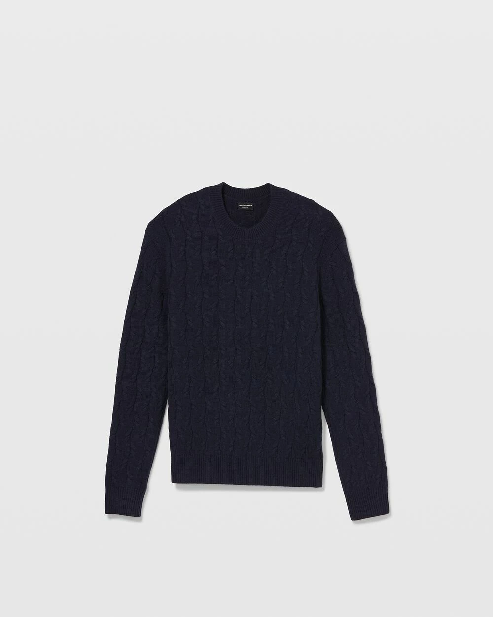 Cheapest 👍 Club Monaco Men Cashmere Cable Crewneck Sweater Navy 😀 - Image 5