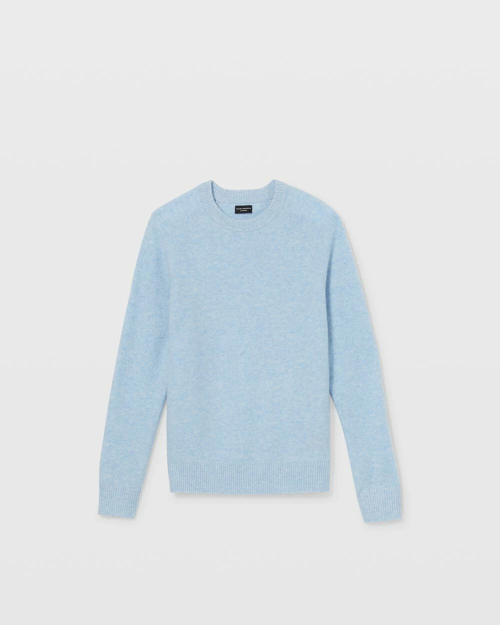 Buy π Club Monaco Men Boiled Cashmere Crewneck Sweater Lt Blue Heather π - Image 4