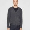 Best reviews of 🎁 Club Monaco Men Boiled Cashmere Cardigan Dark Heather Grey 😍