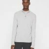 Best deal 🤩 Club Monaco Men Core Cashmere Quarter Zip Sweater Light Heather Grey 🤩