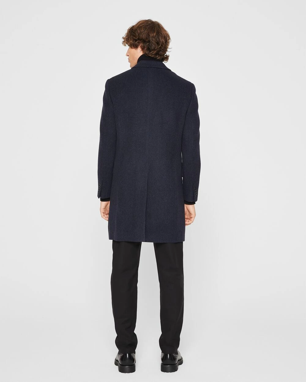 Discount π Club Monaco Men Modern Twill π§₯ Coat Navy Multi π - Image 2